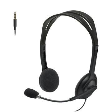 Logitech H151 Stereo Headset w/ Mic 3.5mm Audio Jack متجر نصر