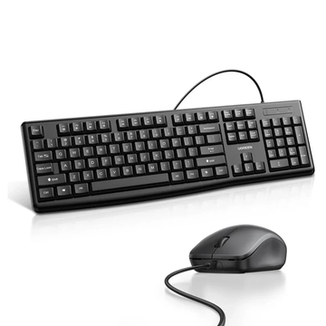 UGREEN USB Wired Keyboard & Mouse Combo – Black - MK330 /55915 متجر نصر