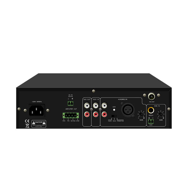 DSPPA 120W Mini Digital Mixer Amplifier with USB & Bluetooth