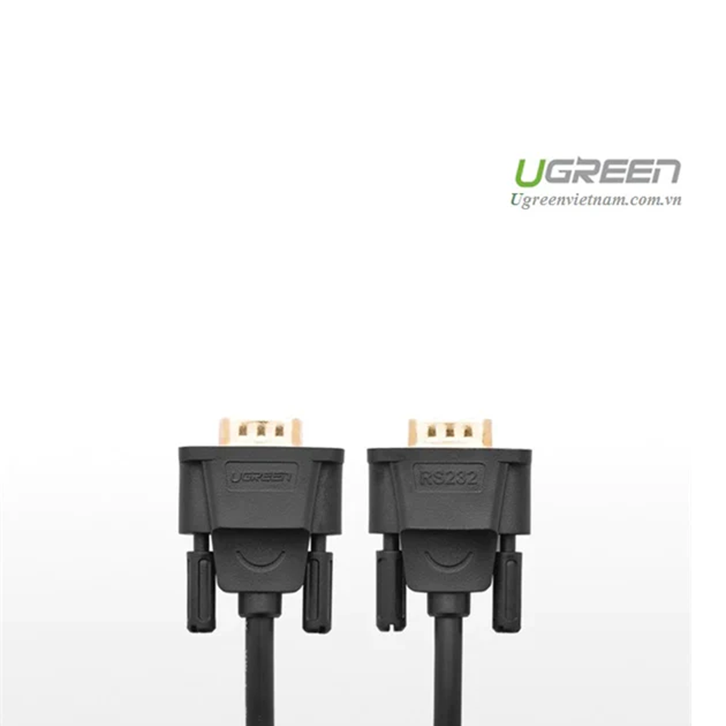 UGREEN DB9 RS232 Adapter Male to Male Cable 1.5m (Black) - 20153 متجر نصر