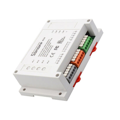 4-gang Wi-Fi Smart Switch with RF Control 40A | Sonoff 4CHPROR3 متجر نصر