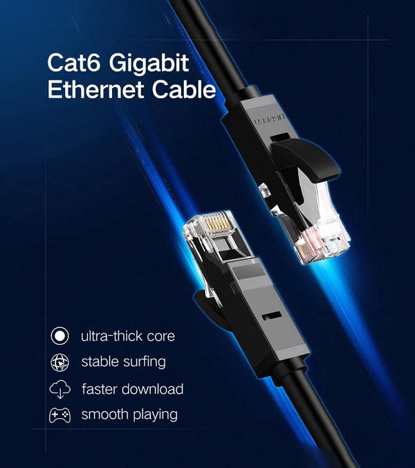 كابل إيثرنت يوجرين من النحاس النقي Cat 6 U/UTP-NW101