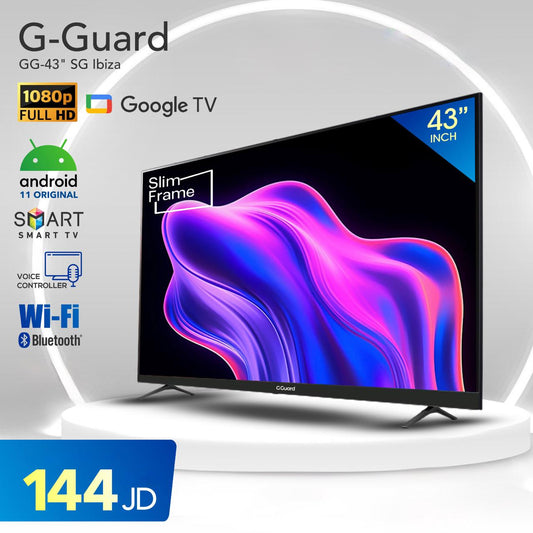 شاشة G-Guard FHD الذكية مقاس 43 بوصة