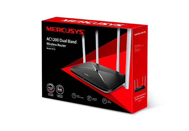 Mercusys AC1200 Dual Band Wireless Router / AC12