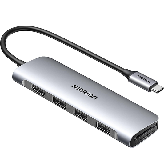 UGREEN 6 in 1 Multifunction Adapter | 20956a متجر نصر