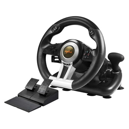 PXN V3 Pro Games Steering Wheel | (Black - Orange) متجر نصر