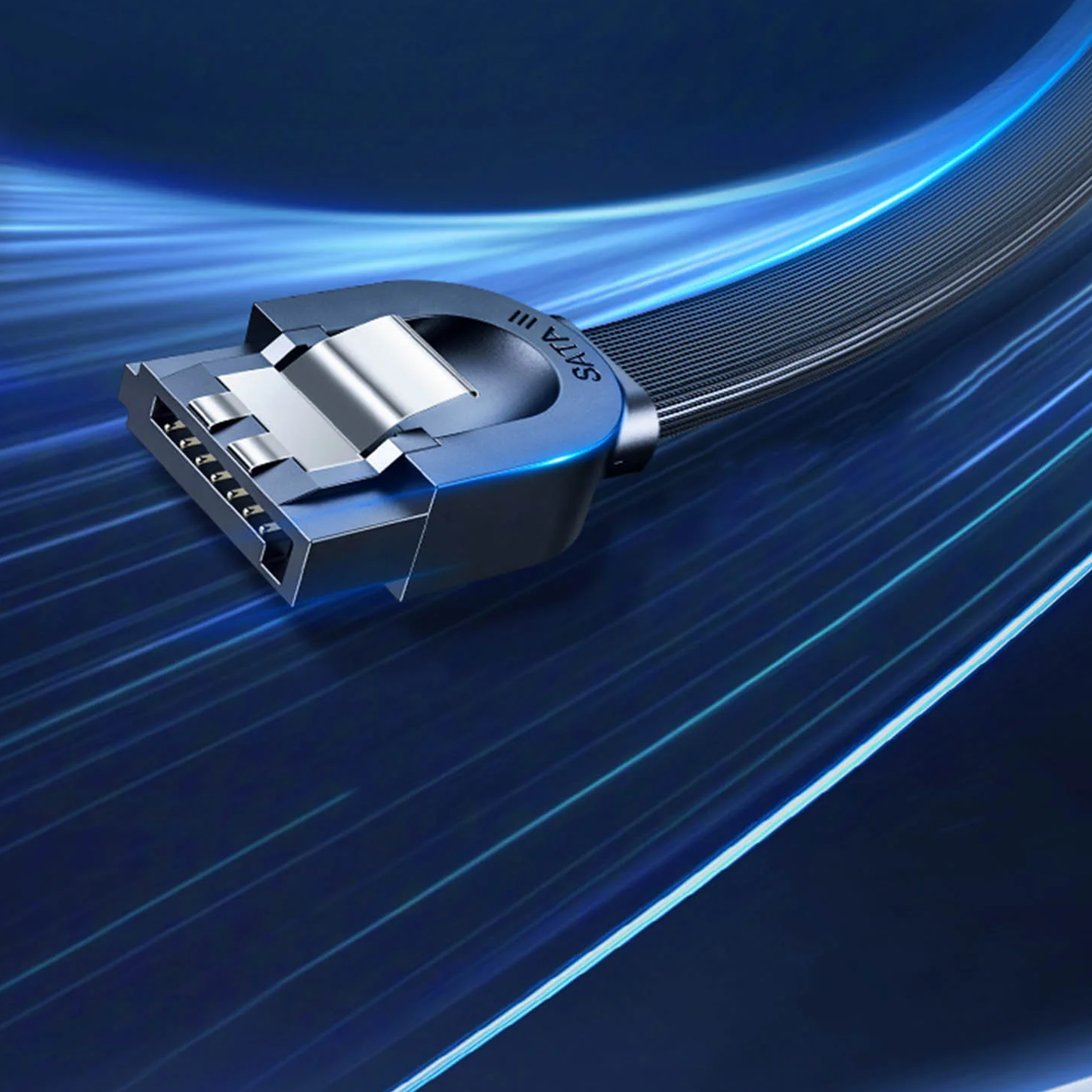 UGREEN ANGLED SATA 3 DATA CABLE 0.5M (BLACK) /30797 - متجر نصر