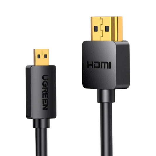 UGreen Micro HDMI To HDMI Cable 1.5M Black / HD127 متجر نصر