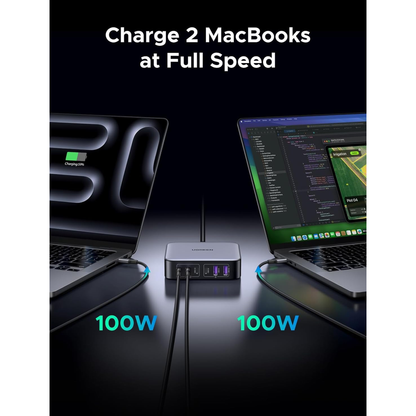 UGREEN Nexode 200W USB C GaN Charger-6 Ports Desktop Charger | 40914 متجر نصر