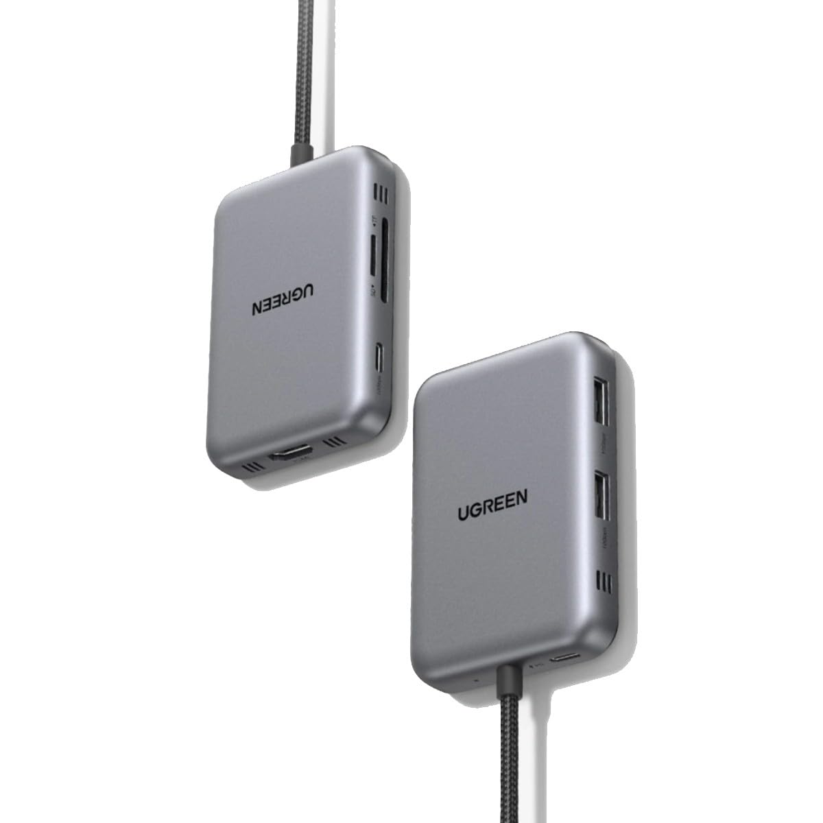 UGREEN Magnetic Docking 7-in-1 Type-C to HDMI 60Hz + Type-C + USB + TF/SD Hub | CM896 | 65759 - متجر نصر