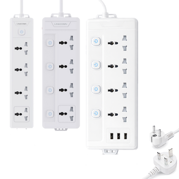Linkcomm 4 outlets Power Strip (Multi-Options) متجر نصر