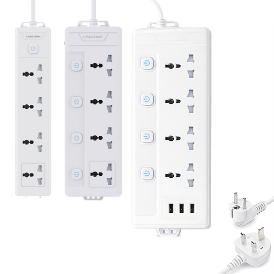 Linkcomm 4 outlets Power Strip (Multi-Options) متجر نصر