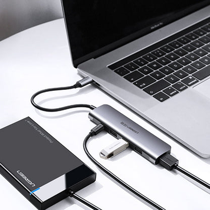 UGREEN USB-C MULTIFUNCTION 5-IN-1 | 4K HDM USB C HUB |70495 متجر نصر