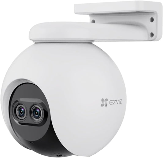 Dual-Lens, Weatherproof Pan & Tilt Wi-Fi Camera 2mp-C8PF