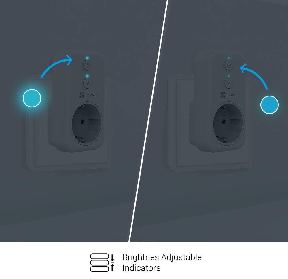 EZVIZ T31 Smart Plug, Wi-Fi Socket