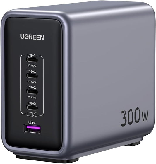 UGREEN NEXODE 300W 5-PORT PD GAN FAST CHARGER / 90903B