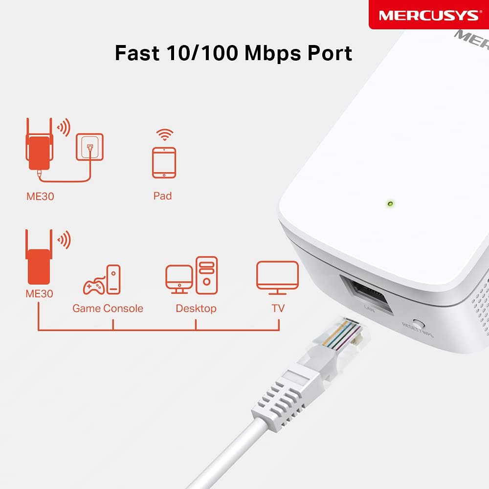 Mercusys AC1200 Wi-Fi Range Extender / ME30