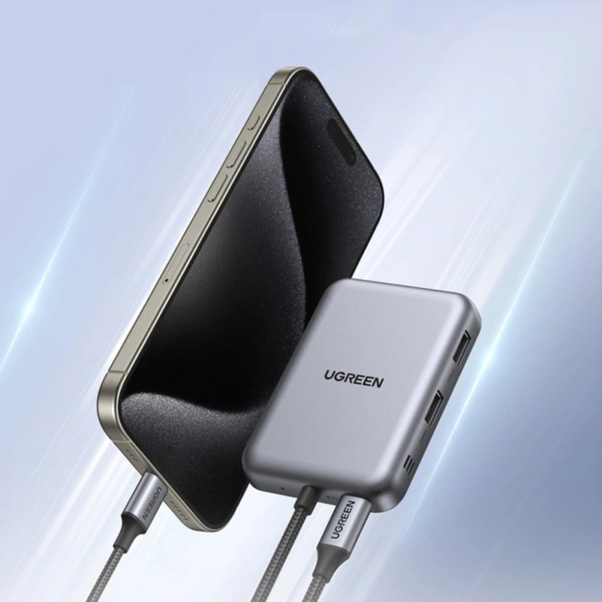 UGREEN Magnetic Docking 7-in-1 Type-C to HDMI 60Hz + Type-C + USB + TF/SD Hub | CM896 | 65759 - متجر نصر