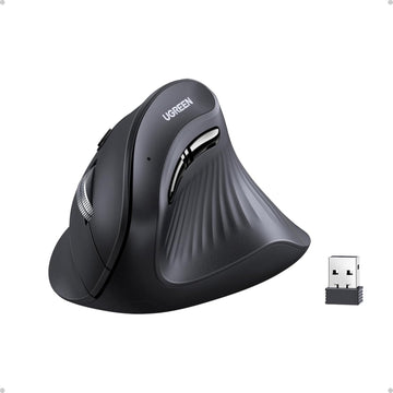 UGREEN Vertical Mouse Wireless (Bluetooth 5.0+2.4G) / MU008 Black #25444