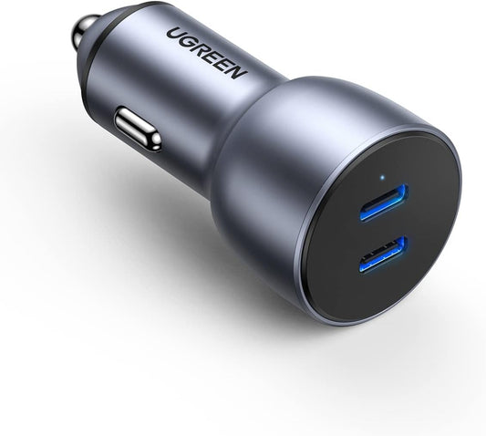 Ugreen USB C 40W PPS Aluminum Alloy iPhone Fast Car Charger / 70594