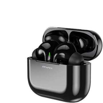 AWEI T29 True Wireless Bluetooth Earphones with Mic and Charging Case 252550 #Black