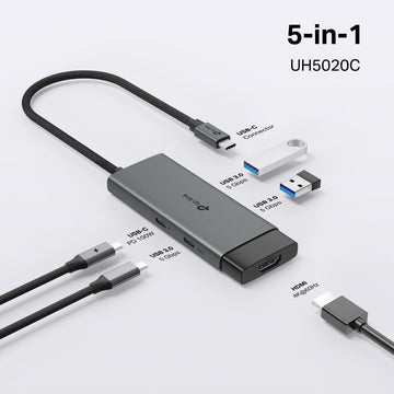 TP-Link UH5020C | USB Type-C 5 in 1 Hub متجر نصر