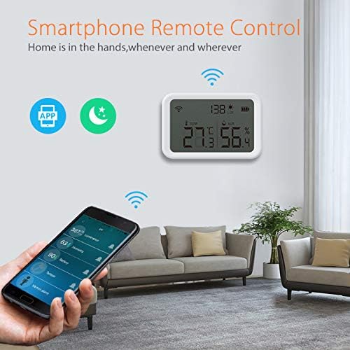 Tuya Smart Wireless Humidity Sensor Thermometer ,Hygrometer Temperature and Humidity Monitor