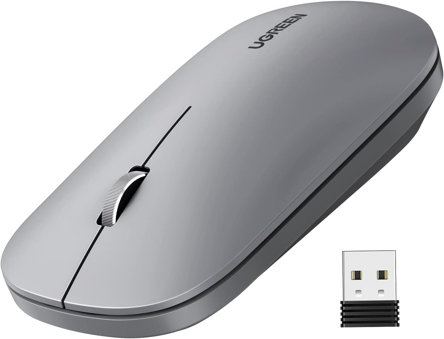 UGREEN Portable Wireless Mouse 2.4GHZ Ultra Slim (AA alkaline battery not included) /90372 -90373-90374