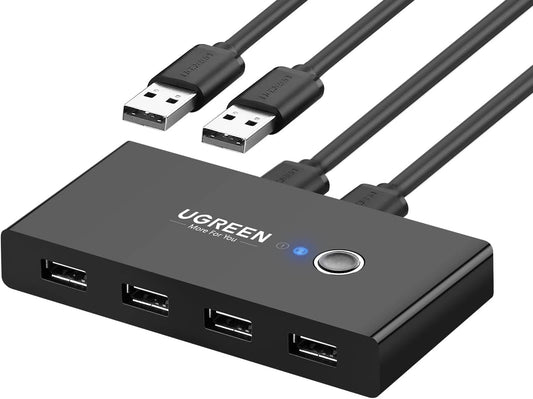 UGREEN 2 In 4 Out USB 2.0 Sharing Switch Box / 30767