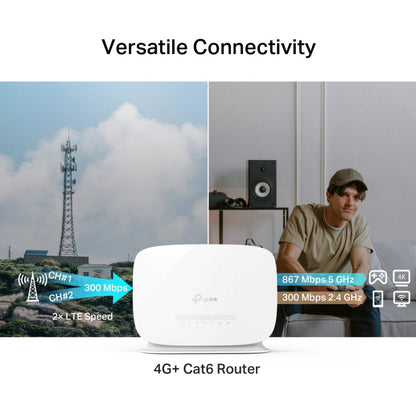 Tp-Link Archer MR505 | 4G+ Cat6 AC1200 Wireless Dual Band Gigabit Router متجر نصر