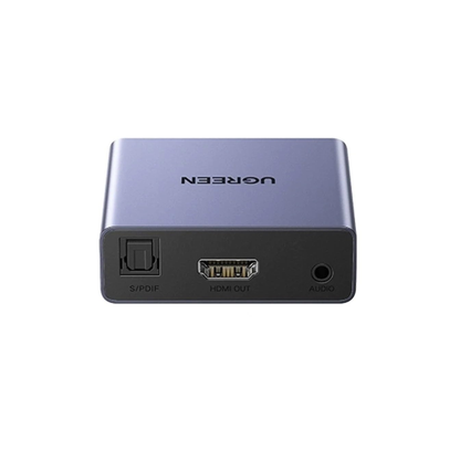 UGREEN 4K@30Hz HDMI Audio Splitter with OPTICAL + 3.5mm Ports - 60649 متجر نصر