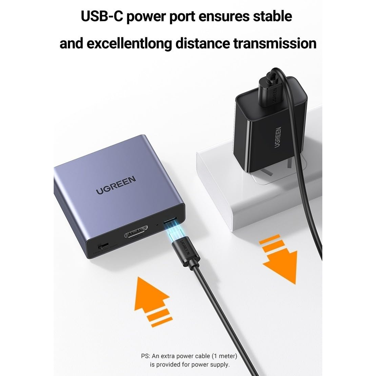 UGREEN 4K@30Hz HDMI Audio Splitter with OPTICAL + 3.5mm Ports - 60649 - متجر نصر