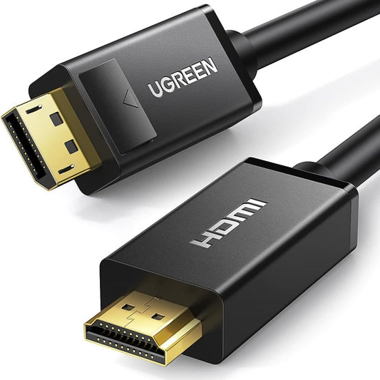 كابل DisplayPort إلى HDMI أحادي الاتجاه من Ugreen بدقة 4K وتردد 30 هرتز / DP101