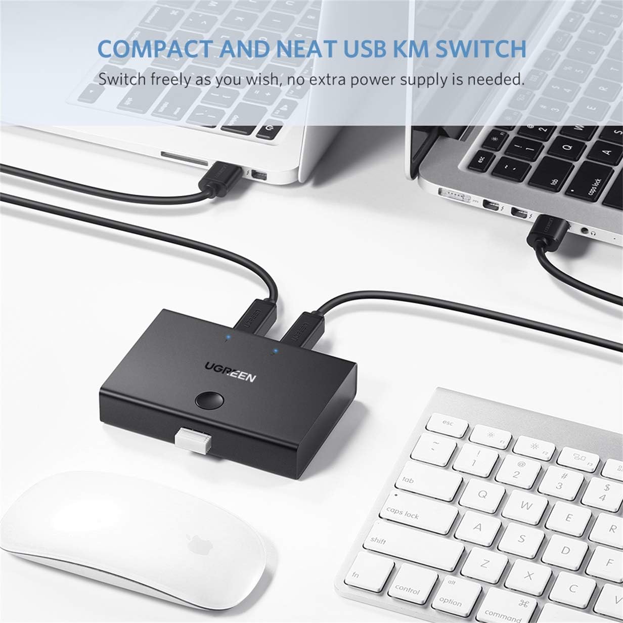 UGREEN USB 2.0 Sharing Switch 2x1 / 30345