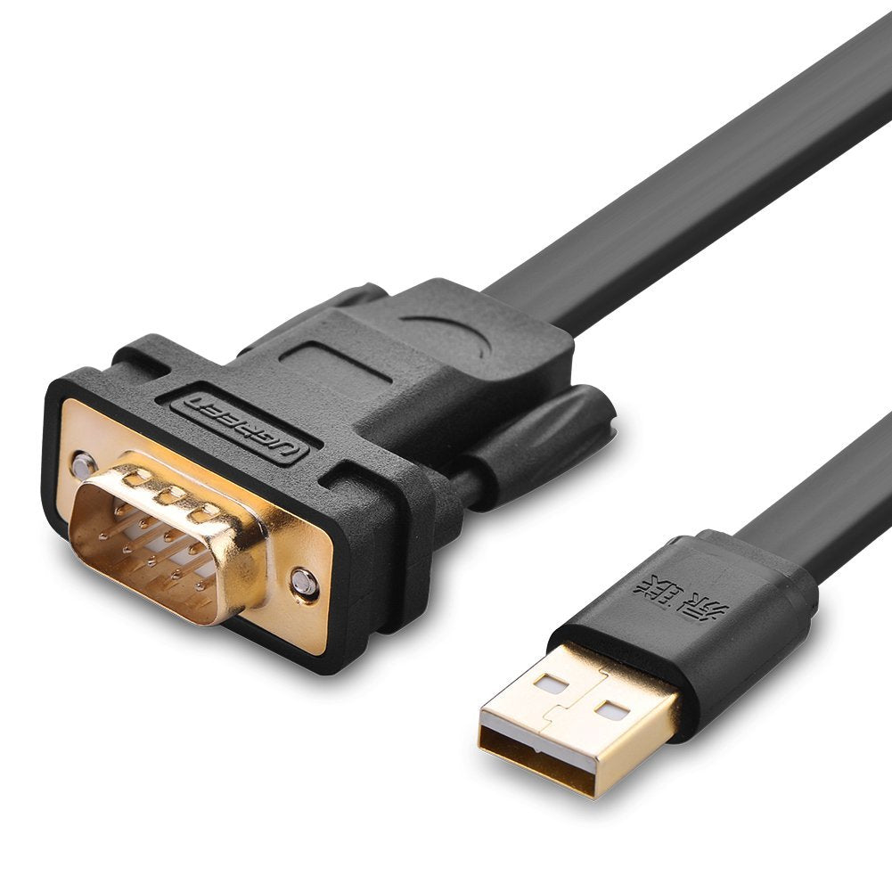 UGREEN USB 2.0 to DB9 RS-232 Adapter Flat Cable 2m | 20218 - متجر نصر