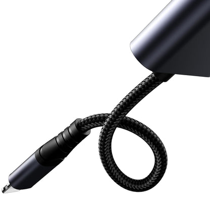 JOYROOM Audio-Transfer 2-in-1 Audio Adapter Lightning to 3.5mm+Lightning-Black-SY-L01 متجر نصر