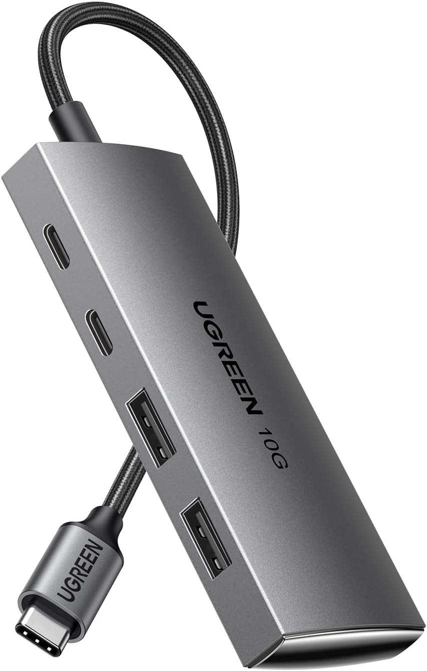 UGREEN USB-C to 2× USB-A 3.2+2×USB-C Adapter Hub Up to 10Gpbs / 30758