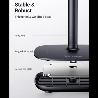 UGREEN Multi-Angle Phone Desktop Stand (Black) / 60324 متجر نصر
