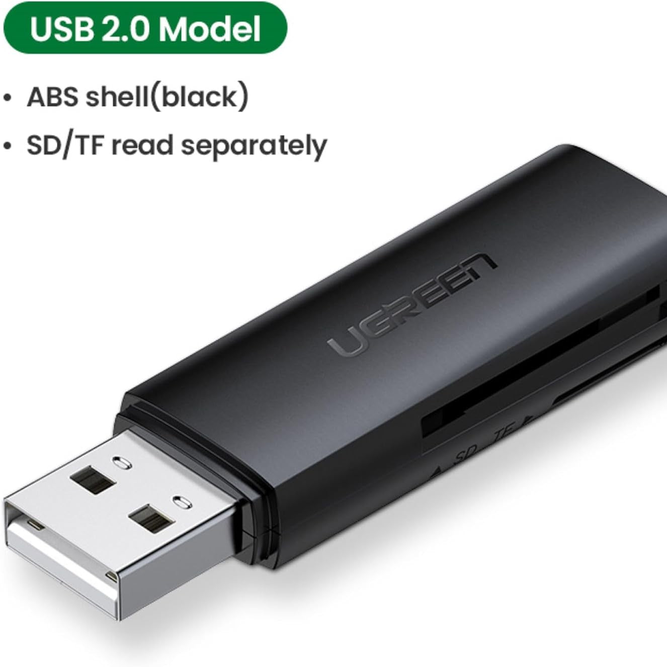 قارئ بطاقات متعدد الوظائف USB 3.0 من Ugreen (بطاقة ذاكرة MicroSD / SD) /60722 - متجر نصر
