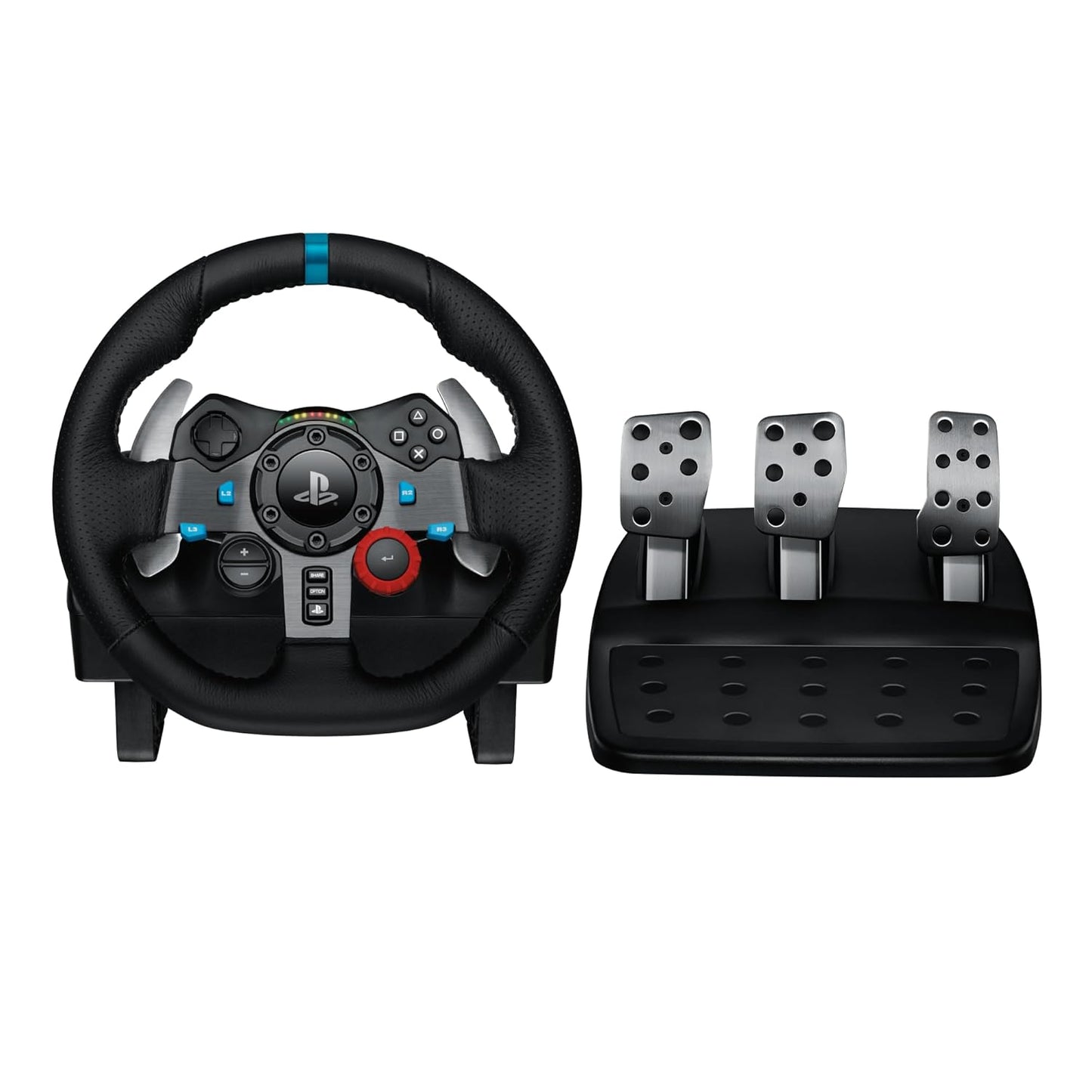 عجلة القيادة ودواسات الأرضية Logitech G29 Driving Force Racing Wheel  - متجر نصر