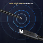 UGREEN AX900 USB High-Gain Dual Band Wi-Fi Adapter | 35265 - CM763