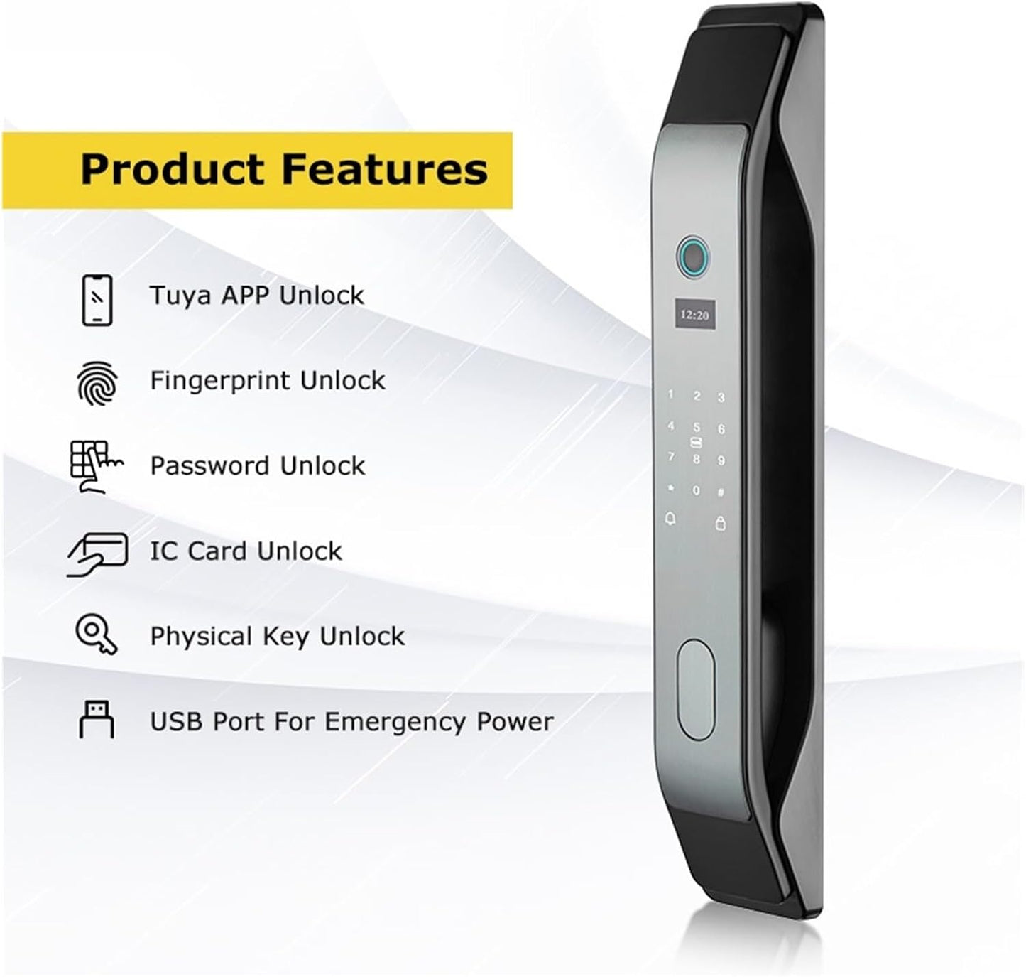 Smart Lock with Fingerprint | SE13x - متجر نصر