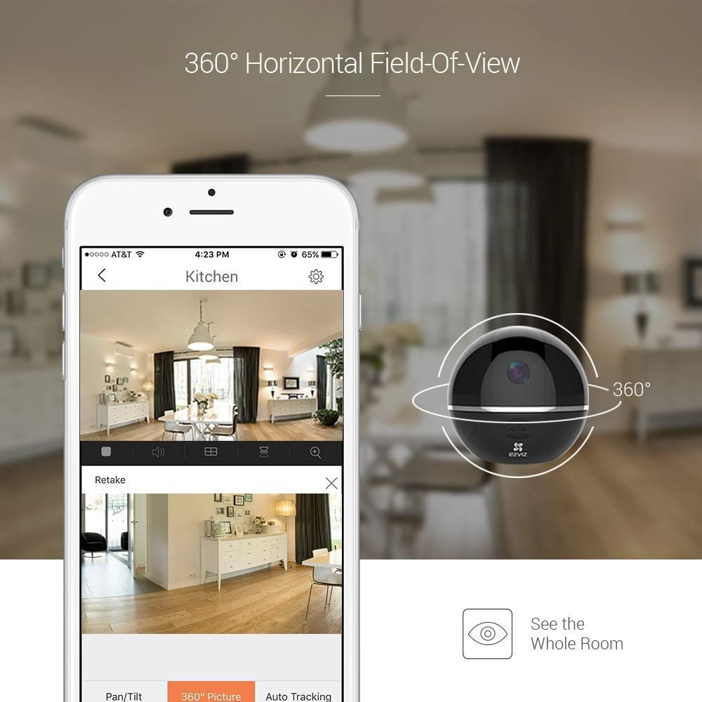 EZVIZ Panoramic Indoor Wifi Camera -C6TC