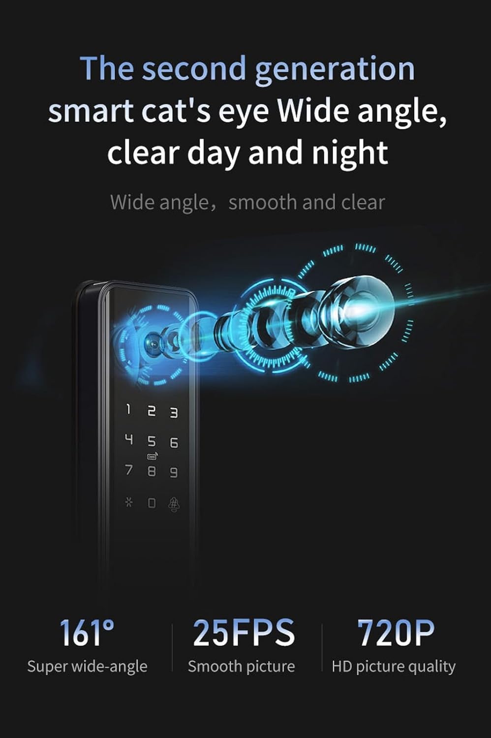 Smart Door Lock with Camera | SE21x متجر نصر