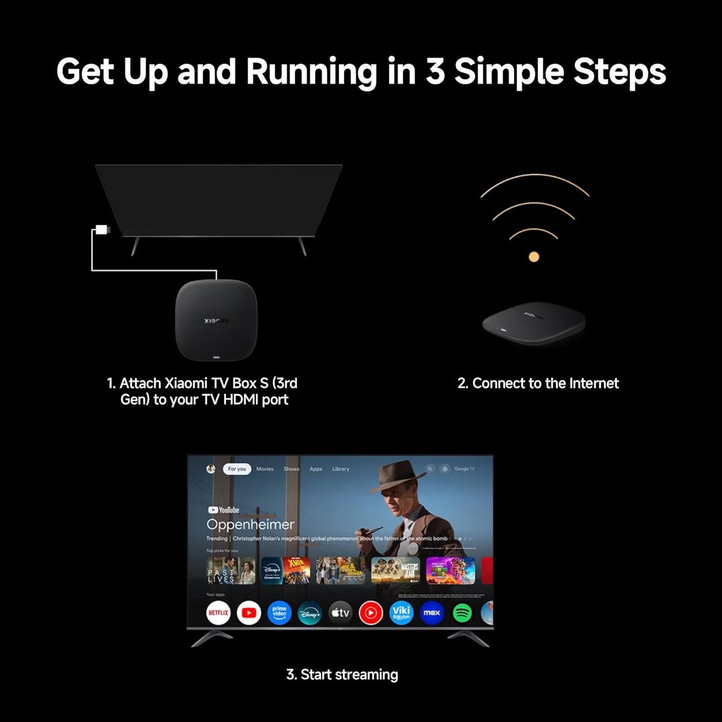 Xiaomi TV Box S 3rd Gen - 4K UHD متجر نصر