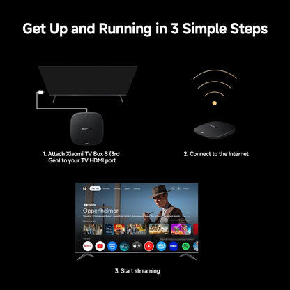Xiaomi TV Box S 3rd Gen - 4K UHD متجر نصر