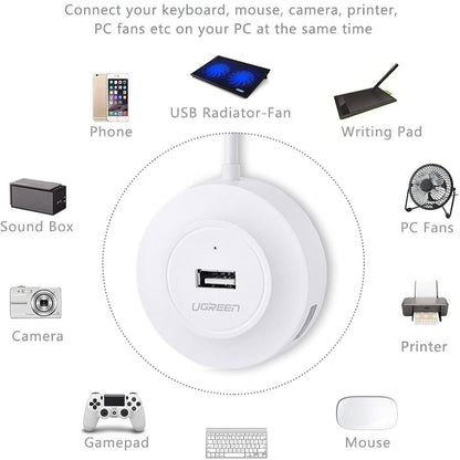 Ugreen HUB USB2.0 4x USB-A 480Mbps 1m / CR106 متجر نصر