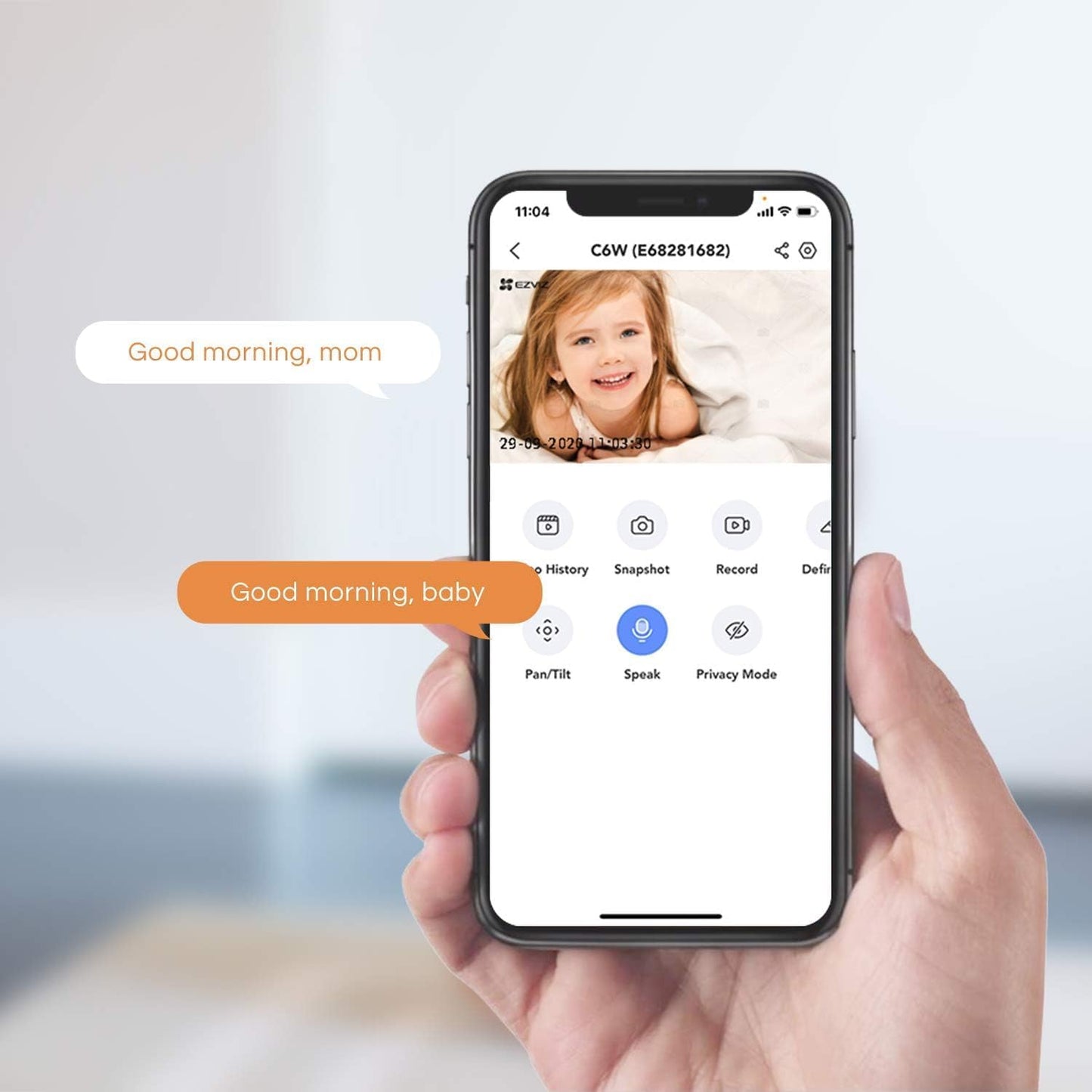 Ezviz 4mp PT Indoor Camera Zoom Tracking | C6W - متجر نصر