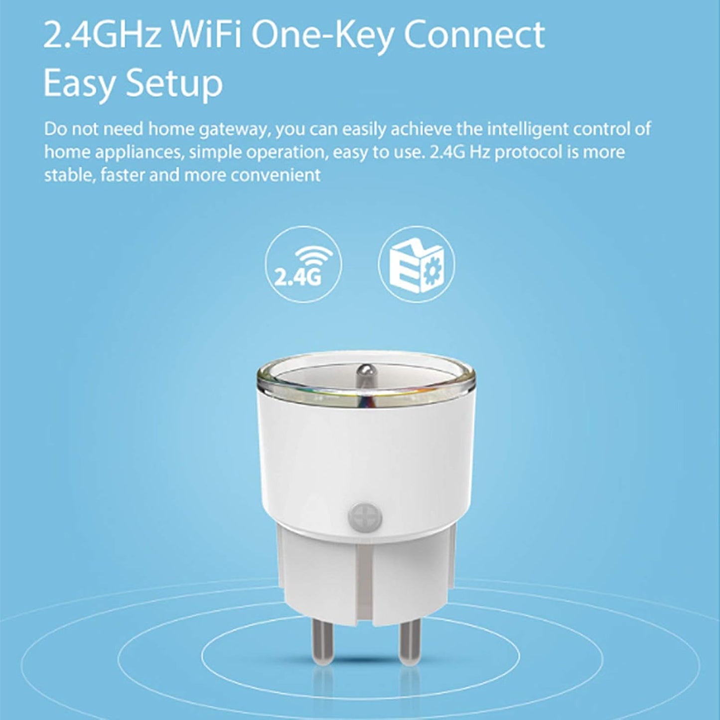 Tuya 16A Wi-Fi Smart Plug with Energy Monitoring