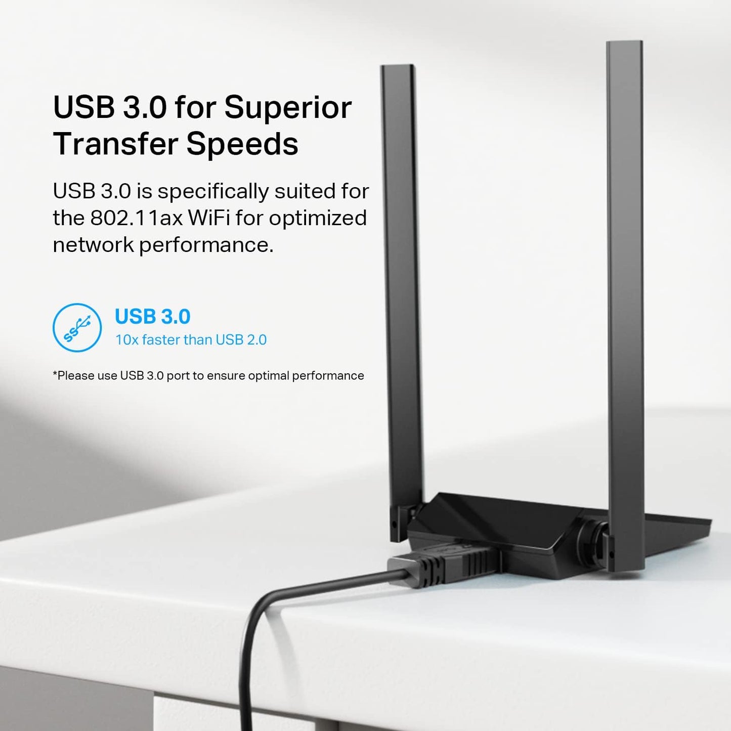 TP-Link Archer TX20U Plus - AX1800 Dual Antennas High Gain Wireless USB Adapter - متجر نصر